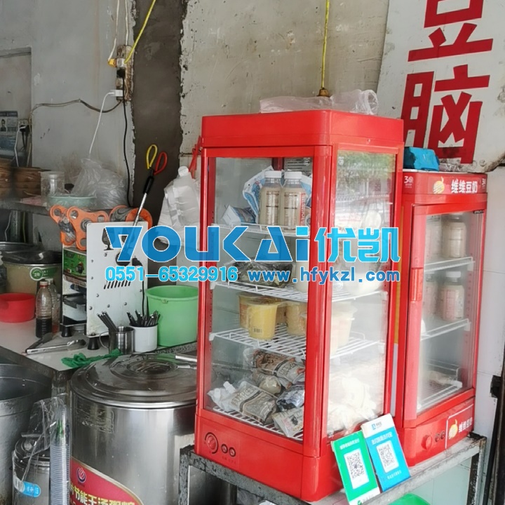 保定學生牛奶加熱柜案例