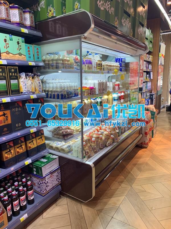 揚州便利店乳品冷藏風幕柜