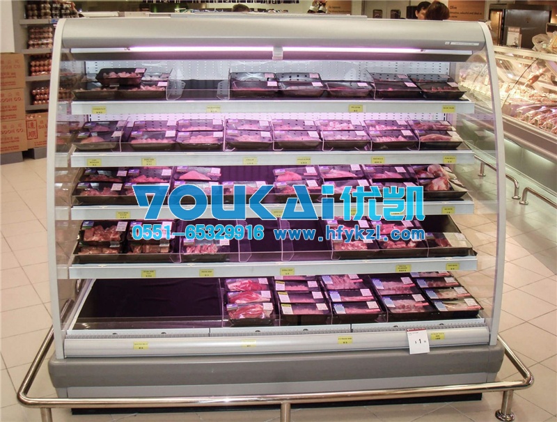 半高弧形風幕柜